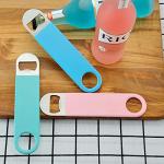 KTOJOY 3 Pack Heavy Duty Stainless Steel Flat Bottle Opener, Solid and Beer Openers, 7 inches