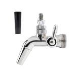 Forward Sealing Beer Faucet Flow Control Stainless Steel Craft Beer Tap for Homebrew Beer