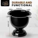 Stinky Cigar Tall Ashtray with 4 Stirrups