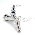 Forward Sealing Beer Faucet Flow Control Stainless Steel Craft Beer Tap for Homebrew Beer