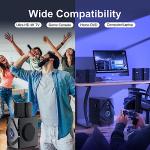 Bobtot Home Theater Wireless Rear Satellite Speakers - 800W 6.5inch Subwoofer 5.1/2.1 Channel Surround Sound Systems with ARC Optical Bluetooth Input