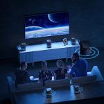 Bobtot Home Theater Wireless Rear Satellite Speakers - 800W 6.5inch Subwoofer 5.1/2.1 Channel Surround Sound Systems with ARC Optical Bluetooth Input