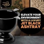 Stinky Cigar Tall Ashtray with 4 Stirrups