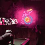 Saly Ror 8 Man Cave Neon Sign Led Light for Wall Decor, Neon Lights for Business Sign Bar Pub Restaurant, Neon Led Light for Billiard Signs