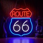 Route 66 Neon Sign for Your Man Cave