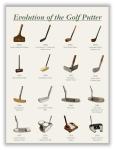 Libemz, Evolution of the Golf Putter Poster - Unframed (12x16 inches) – Golf Decor, Man Cave Decor, Golf Wall Art, Posters for Room Aesthetic, Vintage Posters, Golf Gifts for Teen Boys Men Guys (Golf Putters)