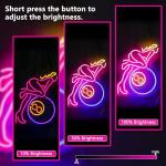 Saly Ror 8 Man Cave Neon Sign Led Light for Wall Decor, Neon Lights for Business Sign Bar Pub Restaurant, Neon Led Light for Billiard Signs