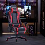 GTPLAYER Gaming Chair with Footrest Speakers Video Game Chair Bluetooth Music Heavy Duty Ergonomic Computer Office Desk Chair