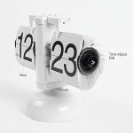 Retro Black Flip Desk Clock for Home & Office
