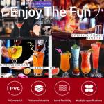 WANGCHAO Bar Mat Set - 8mm Thick Anti-Skid Non-Toxic Rubber Bar Mat for Home Bar, Countertop, Restaurants, Coffee Bar Mat - Premium Rubber Bar Service Spill Mat (3 pack) (2PCS12 "x 6" +12 "x 3")