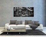 Engine Gear Canvas Wall Art for Man Cave