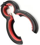 Helping Hand Senior Arthritis Can Opener - 6 in 1 Bottle & Jar Opener with Adjustable Silicone Grip