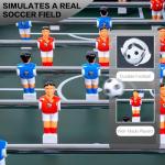 Foosball Table, 58" Competition Sized Soccer Table Game, Heavy Duty Arcade Game Table with 2 Balls for Adult, Teens, Home, Indoor Game Room Sport (Black)