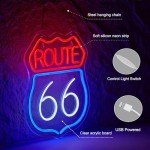 Route 66 Neon Sign for Your Man Cave