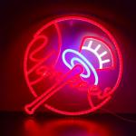 YANKEES Neon Wall Sign for Man Cave Decor