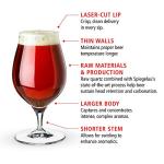 Spiegelau Barrel Aged Tulip Beer Glasses, Stylish Crystal Drinking Glasses for Craft Beers, Stouts, Belgian Ales, Sours, Cocktails, Gifts for Men, Bachelor Party, Elegant Glassware, 17.7 oz, Set of 2