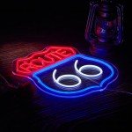 Route 66 Neon Sign for Your Man Cave