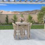 PURPLE LEAF 3 Pieces Outdoor Counter Height Bar Stools Set Patio Metal Modern Wicker Rattan Bar Chairs and Dining Bistro Bar Table for Balcony Garden Indoor Kitchen Outside Champagne