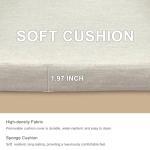 PURPLE LEAF 3 Pieces Outdoor Counter Height Bar Stools Set Patio Metal Modern Wicker Rattan Bar Chairs and Dining Bistro Bar Table for Balcony Garden Indoor Kitchen Outside Champagne