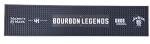 Bourbon Legends Bar Mat Spill Rail Officially Licensed Mat - 23.5" x 5.0" - Maker's Mark, Basil Hayden, Knob Creek, Jim Beam