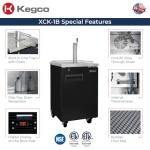 Kegco Commercial Direct Draw Beer Dispenser Kegerator Keg Cooler XCK-1B
