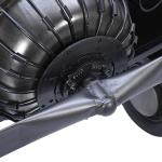 Jofran Glory Days Maverick 72" Airplane Bar Aviator Lounge Console Table with Reclaimed Hardware and Storage