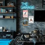 Motorcycle Gifts For Men Metal Garage Signs Motorcycle Wall Art Best Gifts For Motorcycle Riders Motorcycle Rider Poster Man Cave Accessories Biker Gifts For Men You Don'T Stop Riding When Get Old Sign Motorcycle Wall Decor 8x12 Inch