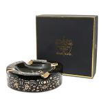 Cigar Ashtray Luxury Ceramic 4 Slot Cigar Holder for Indoor and Outdoor Patio Smoking Large Premium Ashtray by Los Hermanos Diablo (Mystique)