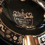 Cigar Ashtray Luxury Ceramic 4 Slot Cigar Holder for Indoor and Outdoor Patio Smoking Large Premium Ashtray by Los Hermanos Diablo (Mystique)