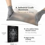 Vintage Artworkout Muscle Exercise Metal Tin Sign - Retro Workout Posters For Home Gym Wall Plaque, Anatomy Chart With Recommended Gym Man Cave Sign 8x12 Inch