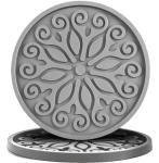 Silicone Coasters for Drinks,Resistant Reusable Drink Coasters-Great Gift for Birthday, Housewarming,Room Decor,Holiday Party (*2-Gray)