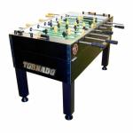 Tornado Tournament 3000 Foosball Table - Made in The USA - Commercial Quality for The Home - Incredible Table Soccer Game (1 Man Goalie, Black)