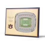 YouTheFan NCAA Auburn Tigers 5-Layer StadiumView 3D Wall Art - Jordan-Hare Stadium