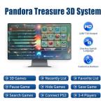Hedlaoy 32000 Games 3D Pandora Box Arcade Game Console,Retro Video Game Machine for TV, 1280x720 HD Output,Search/Save/Hide/Pause Games,Support 4 Players,Two Splited Joysticks.