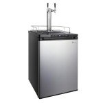Kegco Dual Tap Stainless Steel Kegerator