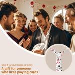 Poker Themed Tie Necktie for Men Skinny Tie Game Necktie for Boys Playing Card Neck Tie Cosplay Ties for Boys Poker Costume Accessories for Men Poker Lover Birthday Gifts for Man Poker Players