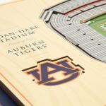 YouTheFan NCAA Auburn Tigers 5-Layer StadiumView 3D Wall Art - Jordan-Hare Stadium
