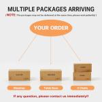 PADMA HOUSE Glass Top High Bar Table Stools Set for 4, 42" Round Tempered Glasstop High Bar Table with Four 31.9" H Barstools Chairs with Upholstered Back&Footrest for Bars Kitchen Restaurant, Ivory