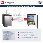 Kegco Dual Tap Stainless Steel Kegerator