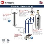 Kegco Dual Tap Stainless Steel Kegerator
