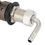 Omabeta G5/8 Thread Adjustable Beer Tap Faucet Bronze Color Equipment Stainless Steel 3 Tap Draft Beer Tower with Handle Beer Faucet Rate Regulator Kit for Home