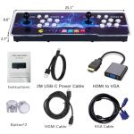 RegiisJoy 50000 in 1 Pandoras Box Ultra Arcade Game Console , Retro Game Machine for PC & Projector & 4K TV, 3D Games, Search/Save/Load/Pause Games, 1280X720,256G TF