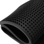 FUNSUEI 4 PCS 6 x 24 Inch Black Rubber Bar Mats, Rubber Bar Service Spill Mat, Non Slip Bar Top Mat, PVC Bar Drink Pad for Home Kitchen, Pubs, Restaurants