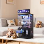 VEVOR Claw Crane Machine, Medium-Sized Arcade Game Machine with Light & Sound, Adjustable Difficulty, Precise Toy Candy Grabber Prize Dispenser Vending Toy, for Commercial Home Cinema, Black Purple