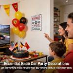 ALREAR Garage Signs - F1 Race Car Posters for Man Cave Decor - Funny Metal Sign Vintage Cars Room Decor for Boys - Racing Gifts for Men 12x8 Inch