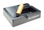 Screwpop 3Way Cigar Ashtray, Cigarillos and Pipes Built from Ultra-Strong Industrial Grade Black Melamine