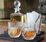 MARELUNNA Rubber Bar Mat – Non-Slip Spill & Drip Mat for Bartending, Coffee Bar & Kitchen Countertop, Thick Durable Counter Protector & Stylish Drying Mat (Total Black, 2 Pack 12"x6")