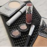 MARELUNNA Rubber Bar Mat – Non-Slip Spill & Drip Mat for Bartending, Coffee Bar & Kitchen Countertop, Thick Durable Counter Protector & Stylish Drying Mat (Total Black, 2 Pack 12"x6")