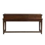 Liberty Furniture Industries Aspen Skies Console Bar Table, W74 x D21 x H36, Medium Brown