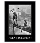 Vintage Golf Wall Art LARGE 11x14 - Inspirational Motivational Poster - Man cave, Game Room, Den Home Office Decor - positive Quotes, Funny Sayings - Masculine Wall Art Photo Print - Personal Growth